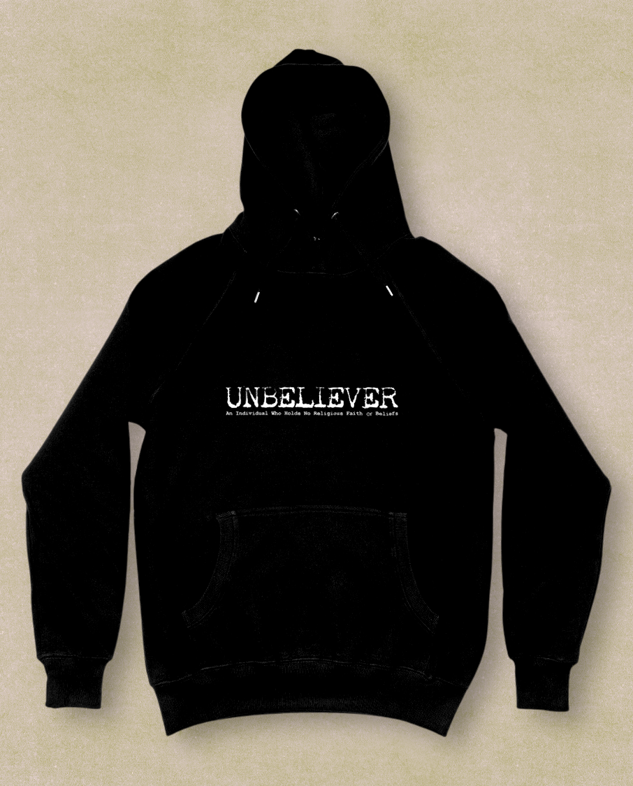 UNBELIEVER Unisex Hoodie | Dissident Designs